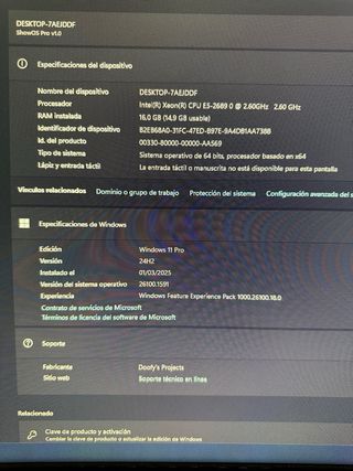 Ordenador Xenon Gaming RGB + extras