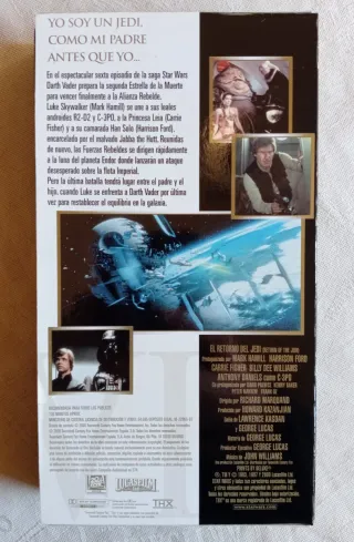 Trilogía Star Wars VHS (Español)