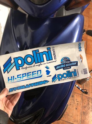 Pack Pegatinas Polini Scooter