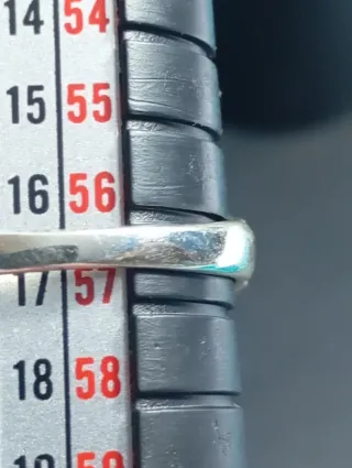 Anillo Plata Ley Zafiro Azul