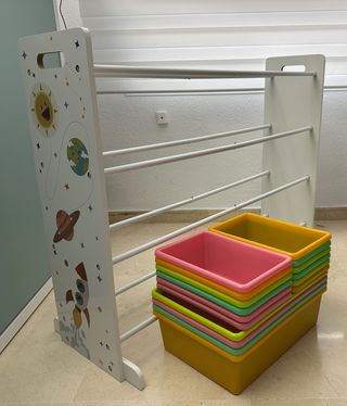 Mueble Organizador Infantil con Bandejas