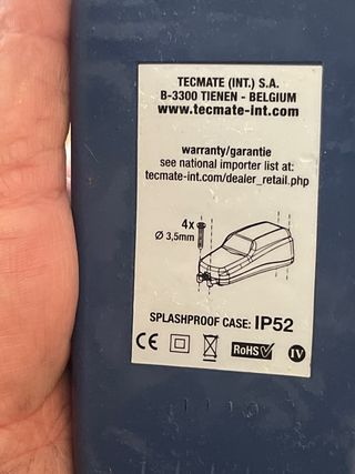 OptiMATE 3+ Cargador Baterías Coche