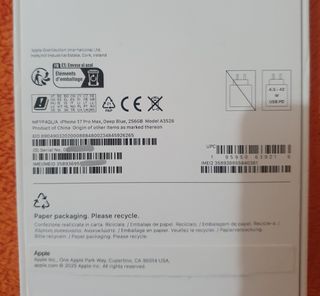 iPhone 17 Pro Max 256GB