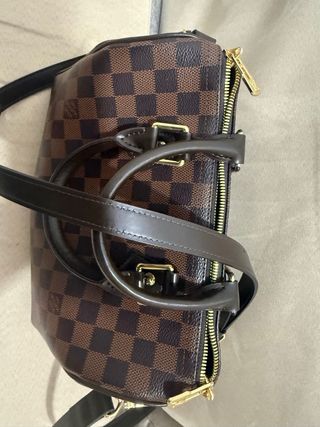 Borsa Louis Vuitton bauletto tracolla marrone