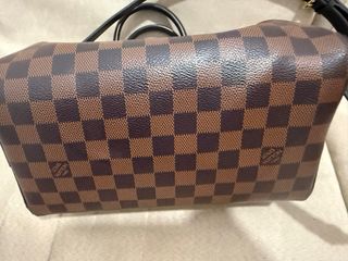 Borsa Louis Vuitton bauletto tracolla marrone