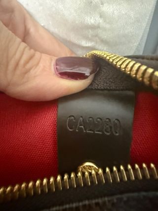 Borsa Louis Vuitton bauletto tracolla marrone