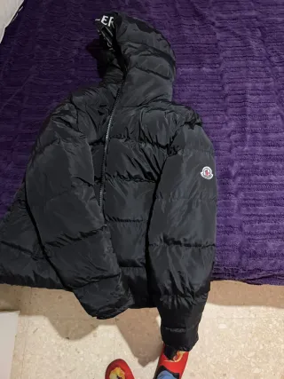Chaqueta Moncler Negra Talla XL