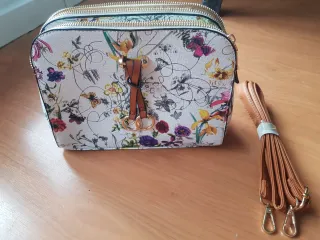 Bolso bandolera estampado floral