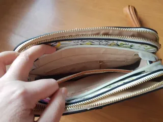 Bolso bandolera estampado floral