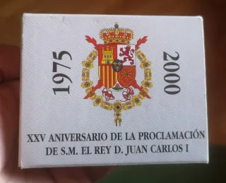 Moneda Plata 2000 Pesetas XXV Aniversario
