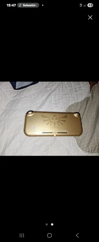 Nintendo Switch Dorado