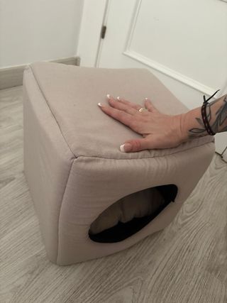 Camita para gato tipo cubo