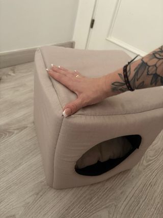 Camita para gato tipo cubo