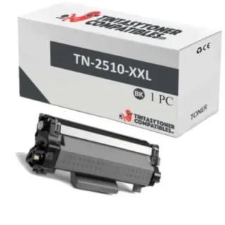 Pack 2 Tóners Brother TN2510XXL Compatibles