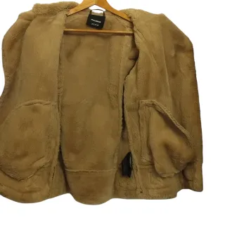 Chaquetón forrado marrón