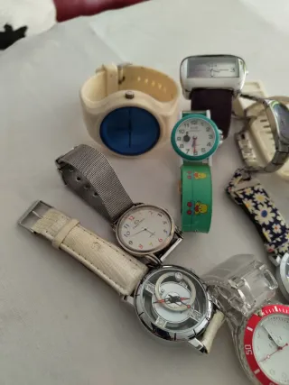 Lote 11 relojes sin pila