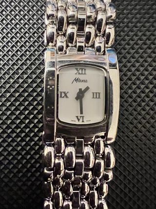Orologio Miluna Donna Argento Bianco