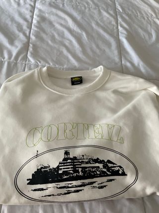 Sudadera Corteiz Blanca Talla M  Nueva sin usar
