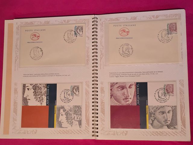 francobolli Poste Italiane La donna nell'arte