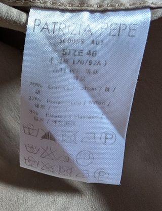 Camicia Patrizia Pepe TG 46 Marrone