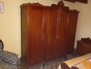 Conjunto Alcoba Clásica Madera