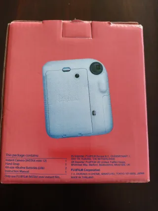 Cámara Fujifilm Instax Mini 12 Azul