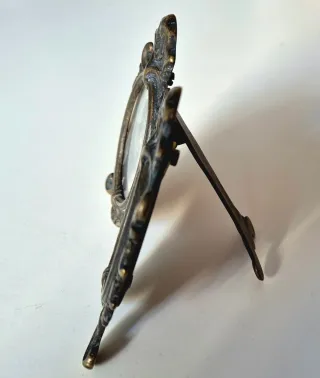 Portaretratos doble bronce vintage