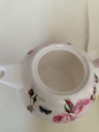 Teiera e tazza in porcellana finissima