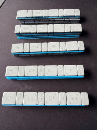 Pesos equilibrado ruedas (Fe 5g, 10g)