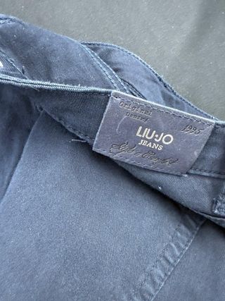 Jeans Liu Jo donna blu con strass sulla tasche