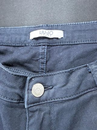 Jeans Liu Jo donna blu con strass sulla tasche