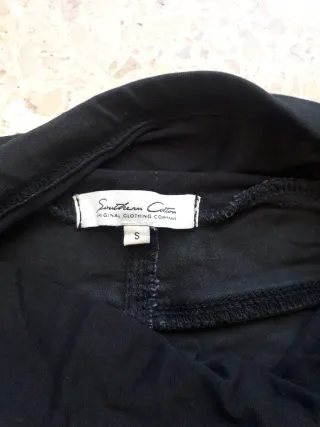 Pantaloni premaman neri e blu