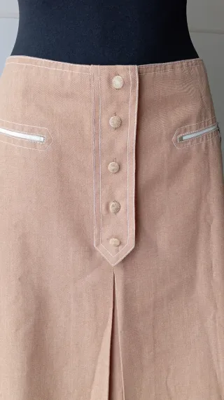 Falda vintage corte trapecio