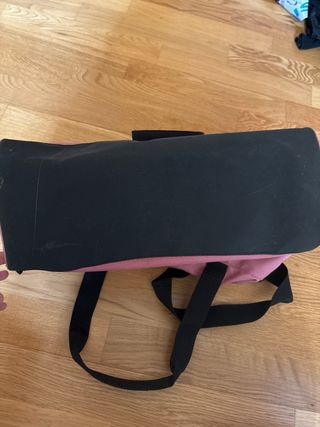Mochila Adidas gimnasio rosa y negra