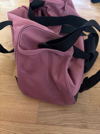 Mochila Adidas gimnasio rosa y negra