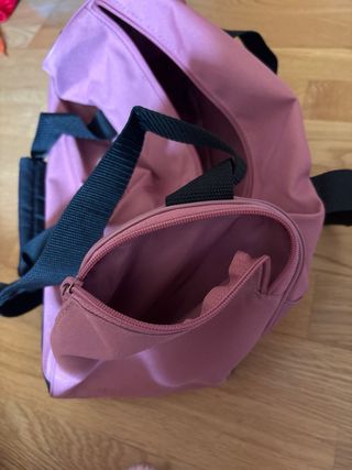 Mochila Adidas gimnasio rosa y negra