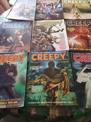 Lote comics de creepy