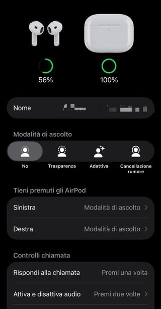 Airpods 4 ANC Bianche