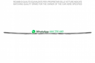MOLDURA CROMADO CENTRAL PARAGOLPES DELANTERO(MOD