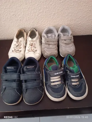 Lote Zapatillas Niño Tallas 19, 20, 21