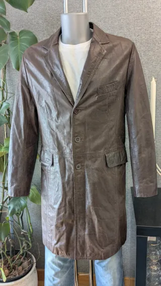 Chaqueta de piel Zara hombre