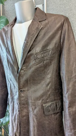 Chaqueta de piel Zara hombre