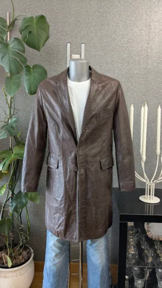 Chaqueta de piel Zara hombre