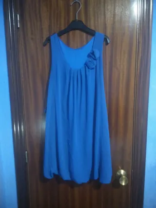 Vestido azul talla S