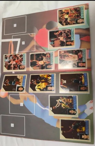 Álbum Cromos Baloncesto Liga 89