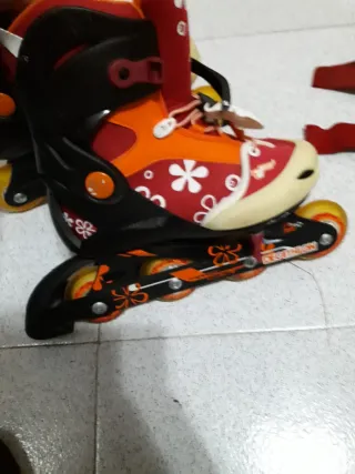 Patines Decathlon Talla Ajustable + Protecciones