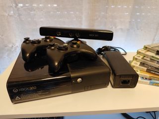 Xbox 360 + Kinect + 2 Mandos + 6 Juegos