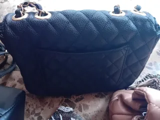 Lote 4 bolsos señora negro y marrón