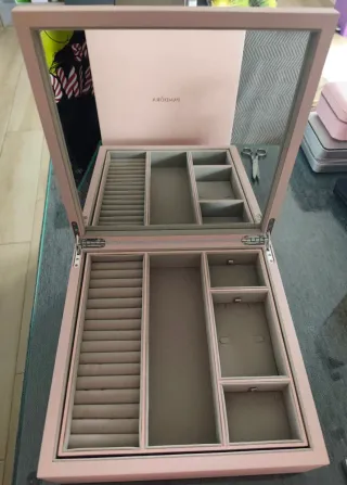 Joyero Pandora Madera Rosa