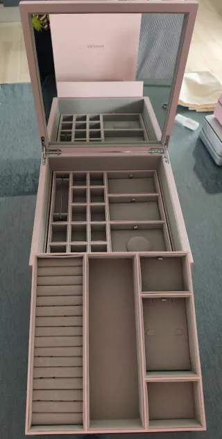 Joyero Pandora Madera Rosa